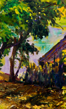 洪瑞麟授權數位典藏|編號214 風景 洪瑞麟授權數位典藏|編號214 風景