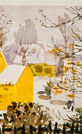 洪瑞麟授權數位典藏|編號352 風景 洪瑞麟授權數位典藏|編號352 風景