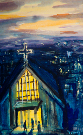 洪瑞麟授權數位典藏|編號324 風景 洪瑞麟授權數位典藏|編號324 風景