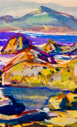 洪瑞麟授權數位典藏|編號350 風景 洪瑞麟授權數位典藏|編號350 風景