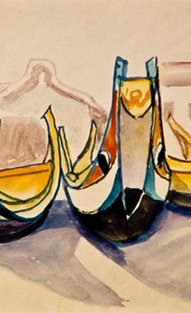 洪瑞麟授權數位典藏|編號326 風景 洪瑞麟授權數位典藏|編號326 風景