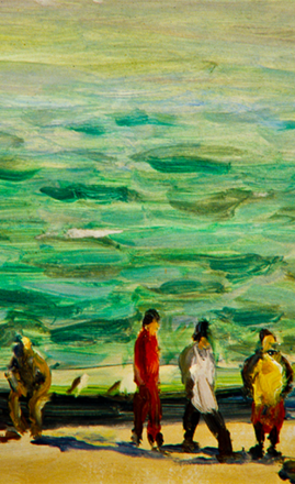 洪瑞麟授權數位典藏|編號258 風景 洪瑞麟授權數位典藏|編號258 風景