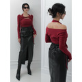 ➤時髦掛脖抽繩扭結2件套上衣(5色)_1 ➤時髦掛脖抽繩扭結2件套上衣(5色)_1