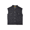 KNITTED DENIM VEST KNITTED DENIM VEST