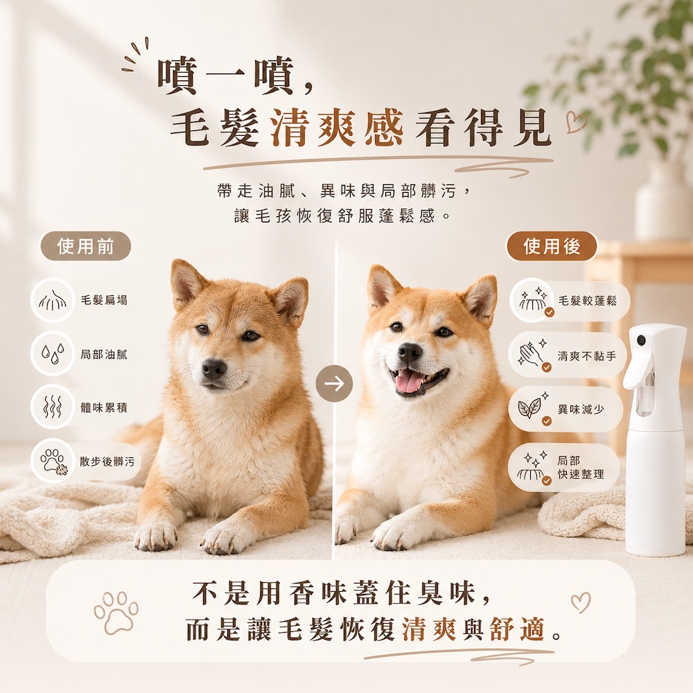毛孩日常毛髮整理