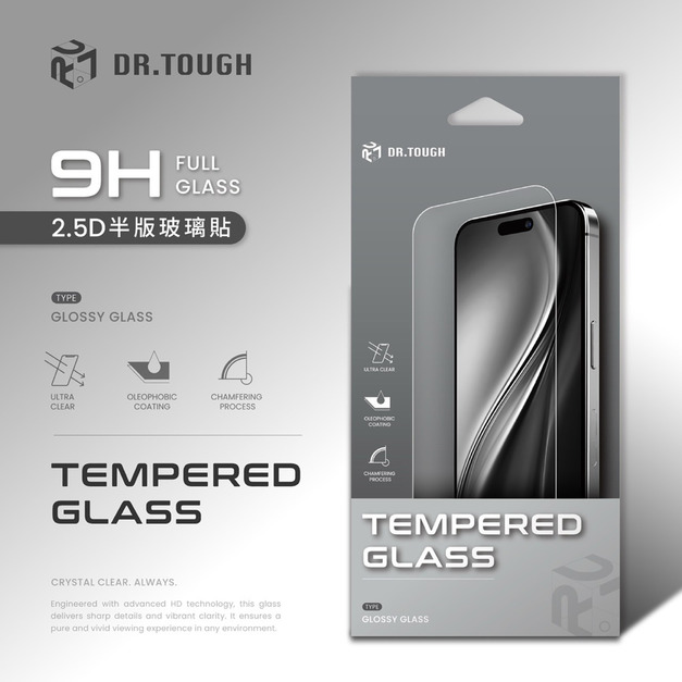 DR.TOUGH硬博士 強化玻璃保護貼(半版) DR.TOUGH硬博士 強化玻璃保護貼(半版)