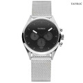TAYROC 白鋼-白面or黑面-三眼計時米蘭帶腕錶 (TXM011M/TXM012M)_1 TAYROC 白鋼-白面or黑面-三眼計時米蘭帶腕錶 (TXM011M/TXM012M)_1