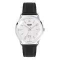 HENRY LONDON 銀白菱格面黑色真皮革錶(HL41-JS-0021) HENRY LONDON 銀白菱格面黑色真皮革錶(HL41-JS-0021)