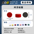 黑白幫 1cm 噴漆/塑膠磁鐵_9 黑白幫 1cm 噴漆/塑膠磁鐵_9