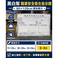 職業安全衛生告示白板 75*120CM 90*120CM_3 職業安全衛生告示白板 75*120CM 90*120CM_3