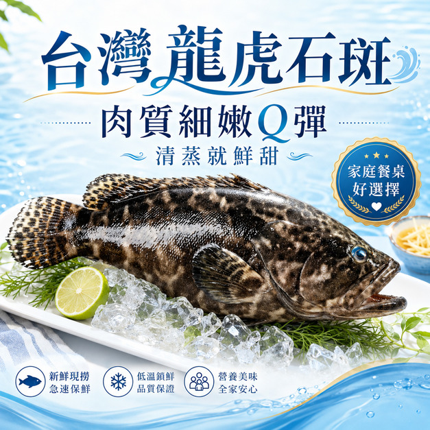 台灣龍虎石斑 【600/700g】公司挺漁民,優惠賣⭐️三尾999元,四尾1200元⭐️ 台灣龍虎石斑 【600/700g】公司挺漁民,優惠賣⭐️三尾999元,四尾1200元⭐️