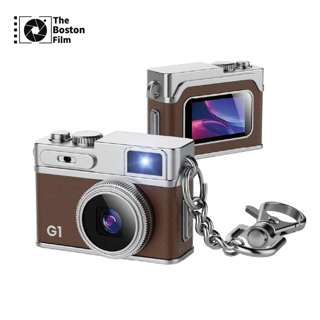 【The Boston Film 波士頓相機】G1 掌心迷你數位相機 - 咖啡色 (可加購32G記憶卡)