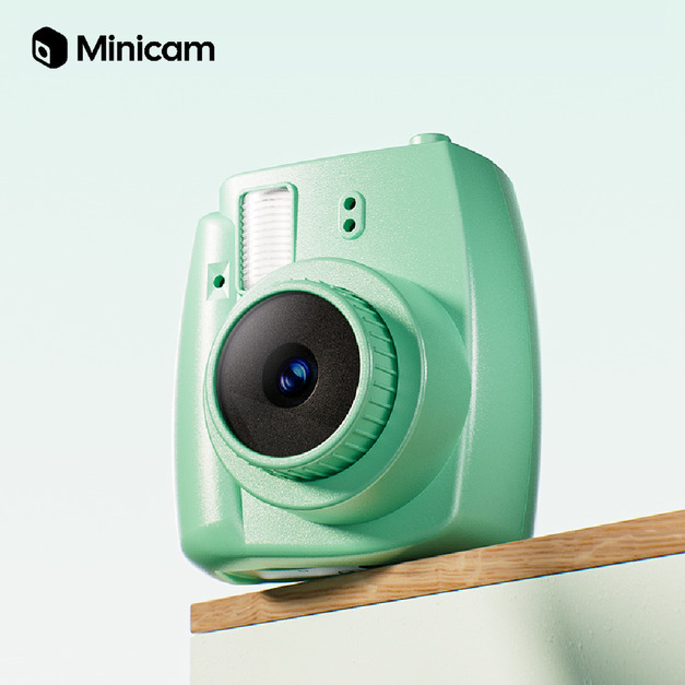 【Minicam 迷你拍】G14 拍立得造型 S153 迷你相機-綠色 【Minicam 迷你拍】G14 拍立得造型 S153 迷你相機-綠色