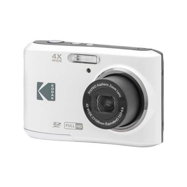 【Kodak 柯達】 PIXPRO 數位相機 FZ45 4倍光學變焦-白色