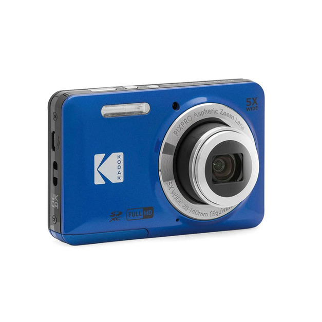 【Kodak 柯達】 PIXPRO數位相機 FZ55 FRIENDLY ZOOM 5倍光學變焦數位相機-藍色