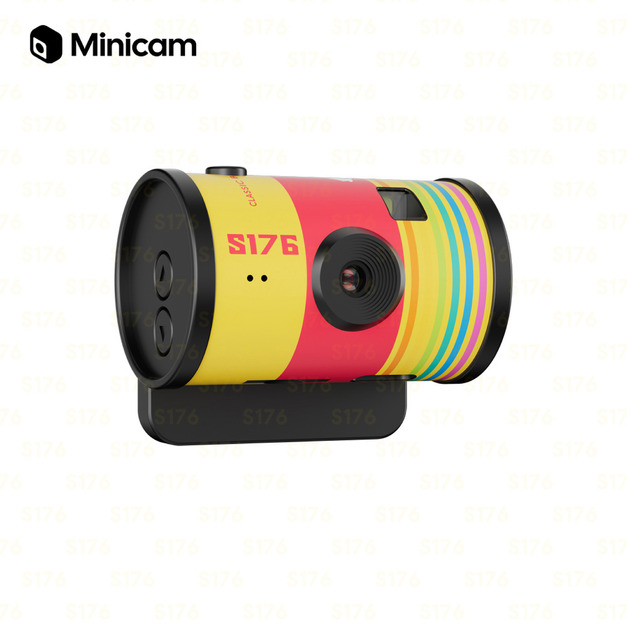 【Minicam 迷你拍】G21 底片造型 S176 數位迷你相機-黃色 【Minicam 迷你拍】G21 底片造型 S176 數位迷你相機-黃色