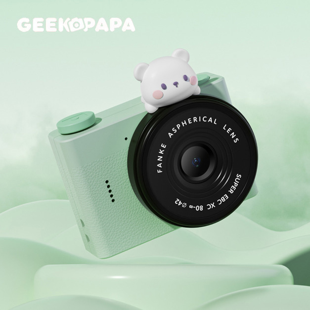【GEEKPAPA 極客爸爸】A5 mini兒童迷你數位相機-綠色