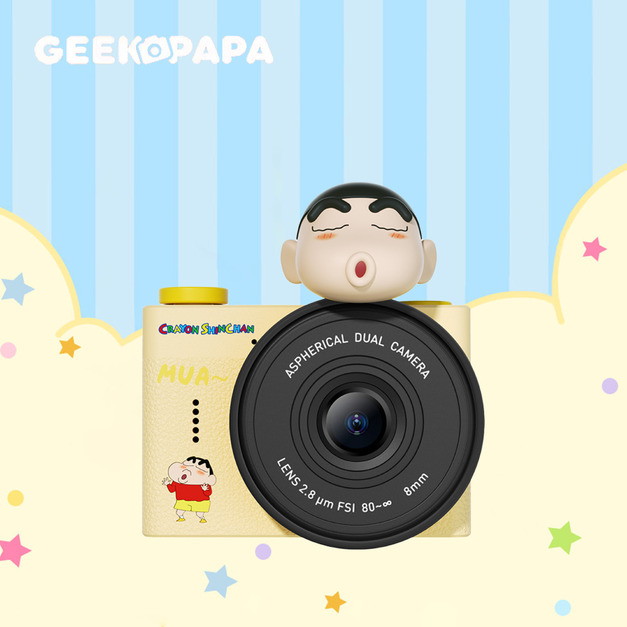 【GEEKPAPA 極客爸爸】蠟筆小新 A5 mini迷你數位相機-搞怪小新
