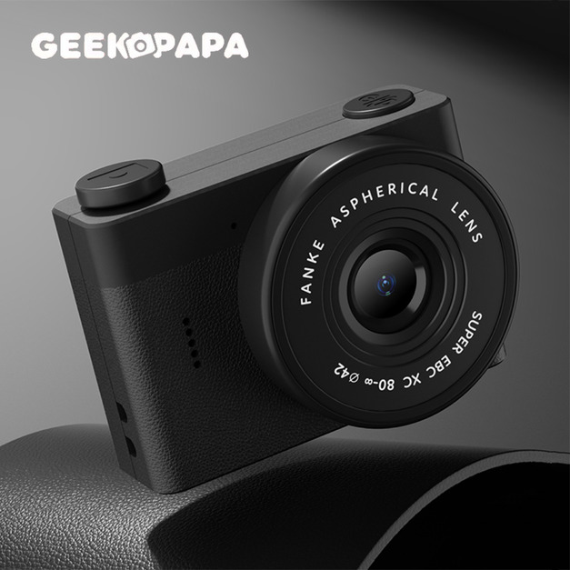 【GEEKPAPA 極客爸爸】A5 mini復古迷你數位相機-黑色