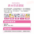 【SANADA】排水管清潔錠8回分-玫瑰香 10包/1組_2 【SANADA】排水管清潔錠8回分-玫瑰香 10包/1組_2