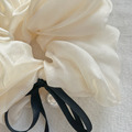 |髮繩|純潔 • 歐根紗蝴蝶結緞帶 大腸圈髮圈髮飾 單只販售_3 |髮繩|純潔 • 歐根紗蝴蝶結緞帶 大腸圈髮圈髮飾 單只販售_3