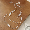 |純銀項鏈 925|春秋 • 珍珠 項鍊素鏈銀鏈簡約 單只販售 |純銀項鏈 925|春秋 • 珍珠 項鍊素鏈銀鏈簡約 單只販售