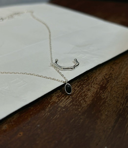 |純銀項鍊 925|氤氳 • C字 毛衣鏈頸鏈鎖骨鏈 單只販售 |純銀項鍊 925|氤氳 • C字 毛衣鏈頸鏈鎖骨鏈 單只販售