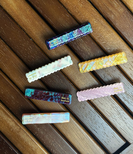 |壓夾|恍惚 • 壓克力一字 髮夾劉海夾邊夾髮飾 一對販售 |壓夾|恍惚 • 壓克力一字 髮夾劉海夾邊夾髮飾 一對販售