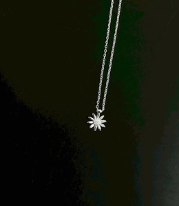 |純銀項鍊|冰清 • 菊花 毛衣鏈頸鏈鎖骨鏈 單只販售 |純銀項鍊|冰清 • 菊花 毛衣鏈頸鏈鎖骨鏈 單只販售