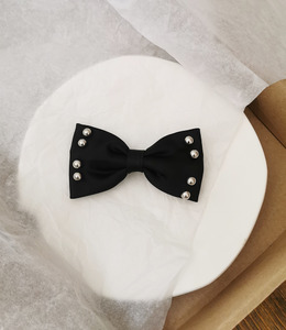 |壓夾|歡暢 ‧ 珠珠蝴蝶結 髮夾髮飾邊夾壓夾 單隻販售 |壓夾|歡暢 ‧ 珠珠蝴蝶結 髮夾髮飾邊夾壓夾 單隻販售