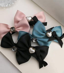 |壓夾|雙雁 ‧ 蝴蝶結復古可愛 髮夾髮飾邊夾壓夾鯊魚夾 單只販售(神秘可愛) |壓夾|雙雁 ‧ 蝴蝶結復古可愛 髮夾髮飾邊夾壓夾鯊魚夾 單只販售(神秘可愛)