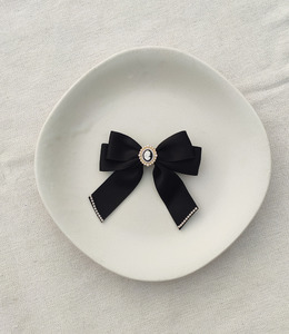 |壓夾|黑色個性蝴蝶結 髮夾髮飾邊夾壓夾 單只販售 |壓夾|黑色個性蝴蝶結 髮夾髮飾邊夾壓夾 單只販售