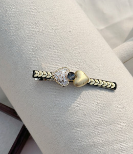 |壓夾|新帆 • 鋯石愛心一字 髮夾髮飾邊夾 |壓夾|新帆 • 鋯石愛心一字 髮夾髮飾邊夾