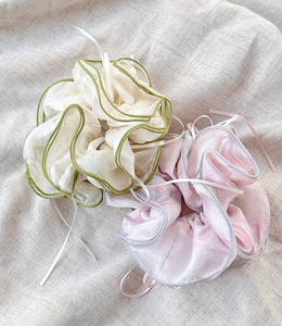 |大腸圈|傾聽 • 雙層紗蝴蝶結 布藝髮圈髮束髮飾 單支販售 |大腸圈|傾聽 • 雙層紗蝴蝶結 布藝髮圈髮束髮飾 單支販售