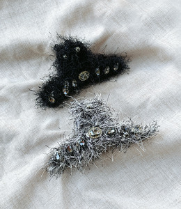 |鯊魚夾|漸淡‧ 水晶毛線 抓夾盤髮夾 單只販售 |鯊魚夾|漸淡‧ 水晶毛線 抓夾盤髮夾 單只販售