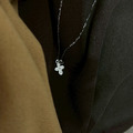 |純銀項鏈|星空 • 十字架 毛衣鏈頸鏈鎖骨鏈 單只販售 |純銀項鏈|星空 • 十字架 毛衣鏈頸鏈鎖骨鏈 單只販售