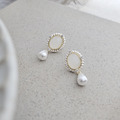 |耳飾|圓潤 • 宮廷感珍珠 耳針耳環 |耳飾|圓潤 • 宮廷感珍珠 耳針耳環