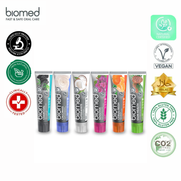 【蓓齒美 BIOMED】草本生醫健齒牙膏系列(100g) 【蓓齒美 BIOMED】草本生醫健齒牙膏系列(100g)