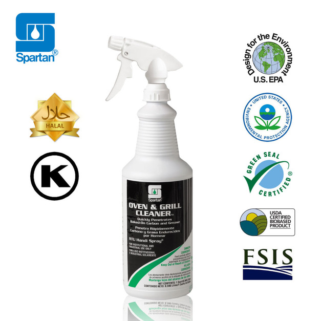 【斯巴達 SPARTAN】廚房/烤盤拔油去汙鏡面潔亮劑(946ml_贈噴頭) 【斯巴達 SPARTAN】廚房/烤盤拔油去汙鏡面潔亮劑(946ml_贈噴頭)