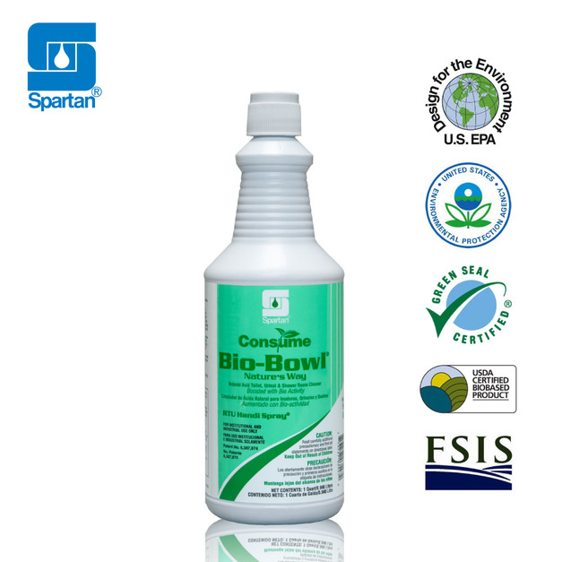 【斯巴達 SPARTAN】Bio-Bowl益菌式表裡淨化浴廁清潔劑(946ml) 【斯巴達 SPARTAN】Bio-Bowl益菌式表裡淨化浴廁清潔劑(946ml)