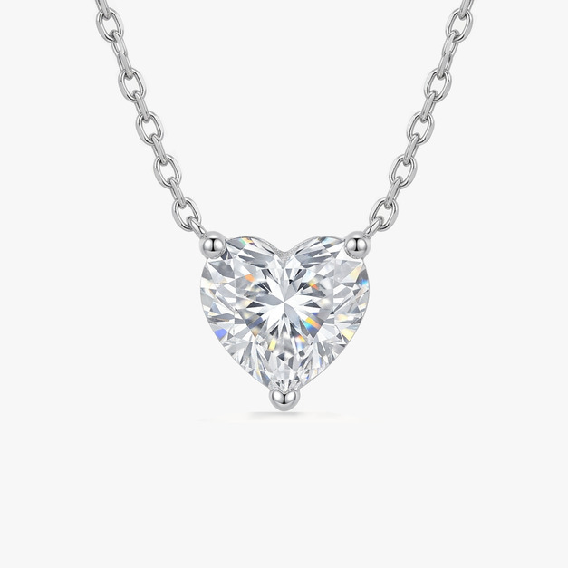 愛心鑽項鍊 HEART DIAMOND NECKLACE 愛心鑽項鍊 HEART DIAMOND NECKLACE