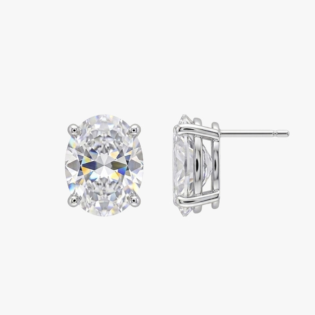 AUDREY 單鑽耳環 OVAL CUT EARRINGS AUDREY 單鑽耳環 OVAL CUT EARRINGS