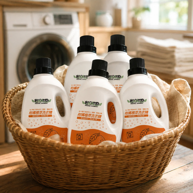 【6入組】 輕身体艷柑橘精油小蘇打配方洗衣精 2000ml/g 【6入組】 輕身体艷柑橘精油小蘇打配方洗衣精 2000ml/g