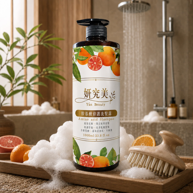 1L妍究美胺基酸修護洗髮露(橘瓶) 1L妍究美胺基酸修護洗髮露(橘瓶)