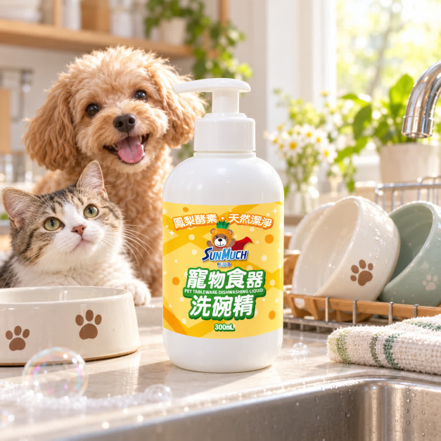 熊潔淨 寵物食器洗碗精 (人寵共用)-300ml 熊潔淨 寵物食器洗碗精 (人寵共用)-300ml