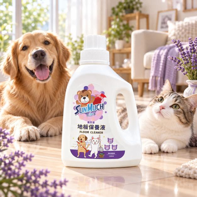 【SunMuch 熊潔淨】薰衣草地板保養液-(寵物友善) 【SunMuch 熊潔淨】薰衣草地板保養液-(寵物友善)