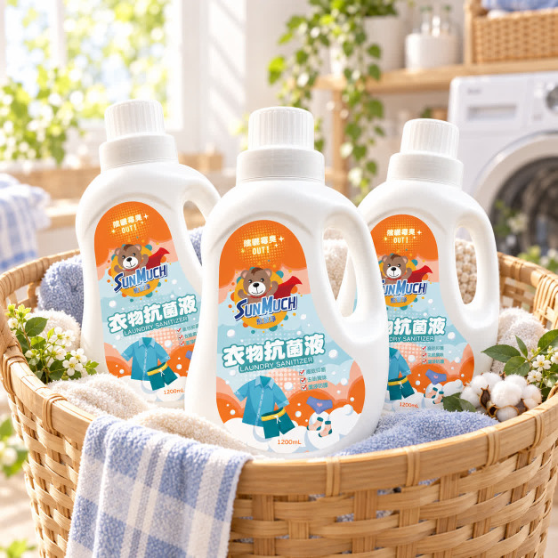 【組合】SunMuch熊潔淨 衣物抗菌液 3入組-1200ml x3 【組合】SunMuch熊潔淨 衣物抗菌液 3入組-1200ml x3