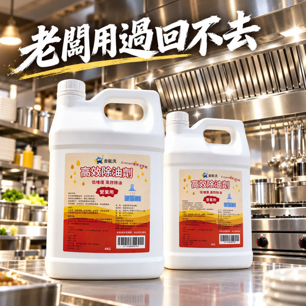 金能洗高效除油劑(鹼性)4kg/2入組 金能洗高效除油劑(鹼性)4kg/2入組