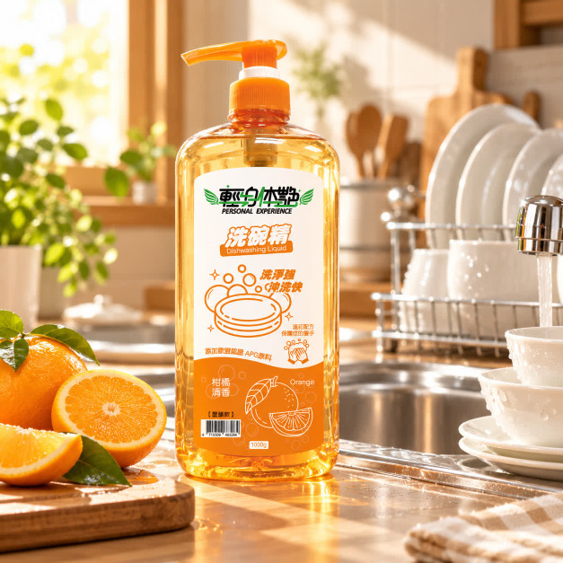 輕身體艷【壓頭 】柑橘洗碗精1000ml 輕身體艷【壓頭 】柑橘洗碗精1000ml