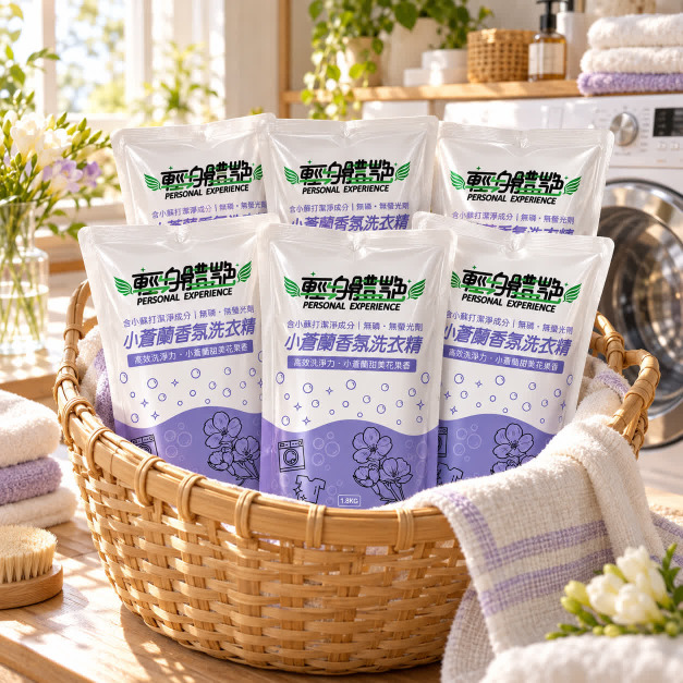【6入組】輕身體艷小蒼蘭香氛洗衣精補充包 1800ml/g 【6入組】輕身體艷小蒼蘭香氛洗衣精補充包 1800ml/g
